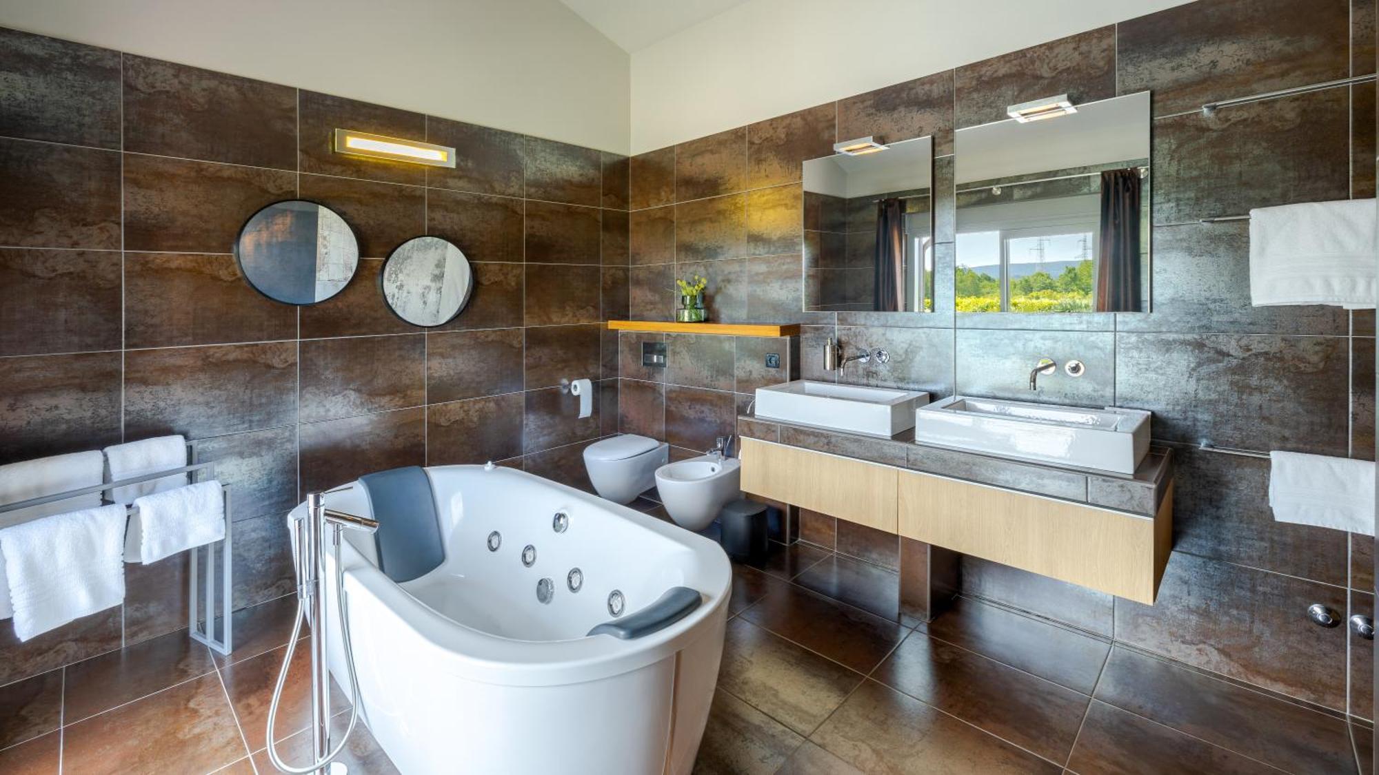 Villa Labin In Zartinj - Luxury Privacy Heated Pool With Auto Cover Exteriör bild